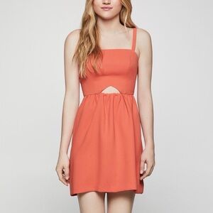BCBGeneration Coral Cutout Mini Dress